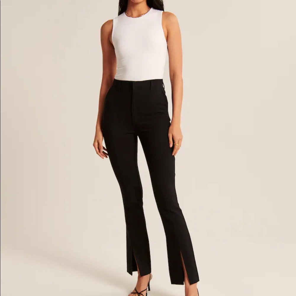 abercrombie split hem pants